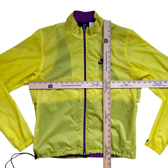 Vintage Nike ACG Windbreaker Jacket Mens Medium Neon Yellow Hiking 90s - Picture 6 of 13